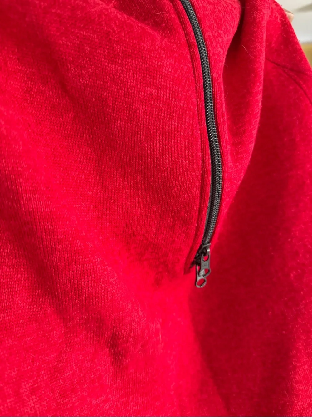 Kurgo Red Fleece Dog Coat Jacket XL Reflective Zip Large Dog